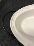 Oval Casserole with Holder