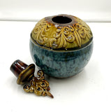 Fleur de Lis Decor Pot