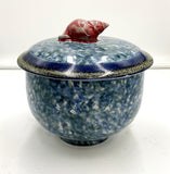 Seashell lidded bowl