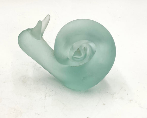Frosted Glass Snail