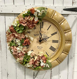 Wreath Clock face Decor