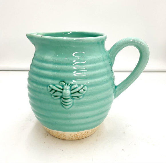 Blue Bee Pitcher