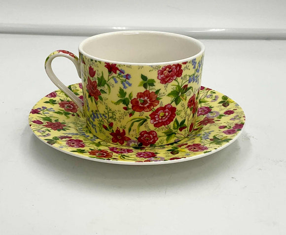 Chintz Teacup Saucer