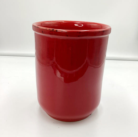 Distressed Red Canister