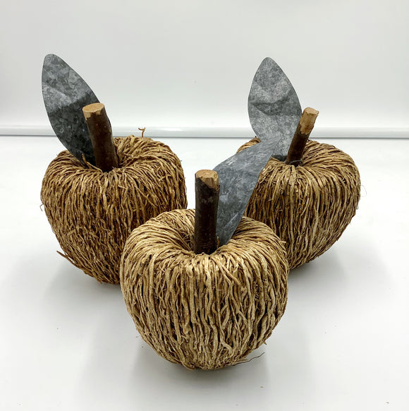Woven root apples - large