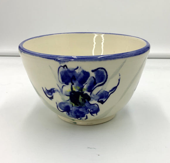 Iris Pottery Bowl