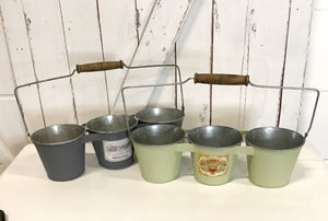 Triple tins with handle