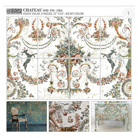 Chateau - IOD Paint Inlay