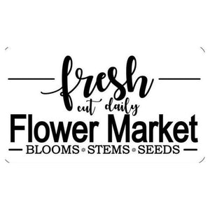 Fresh Flower Mkt - Stencil