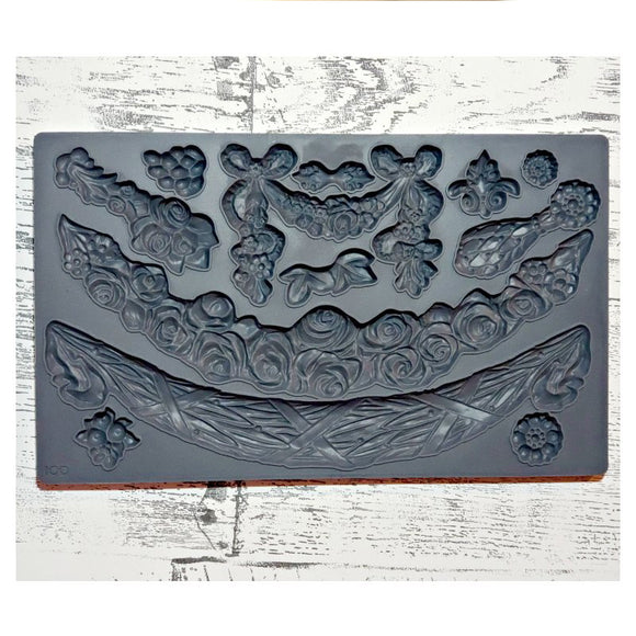 Floral Swags - IOD Mould