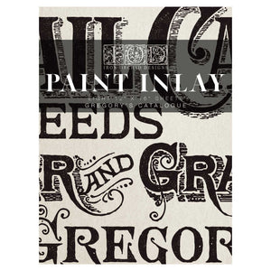 Gregory's Catalogue - IOD Paint Inlay