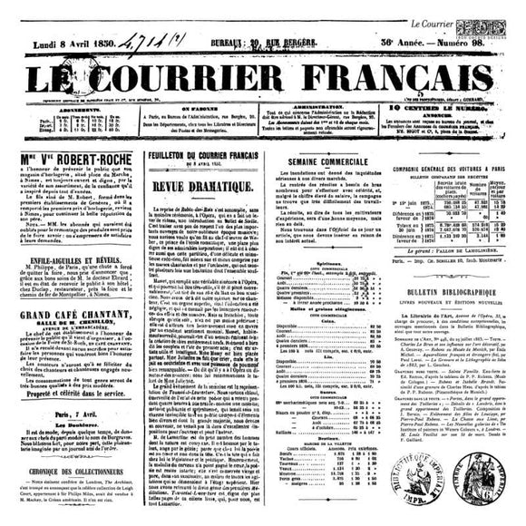 Le Courier - IOD Stamp