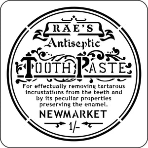 Rae's Toothpaste - JRV Stencil