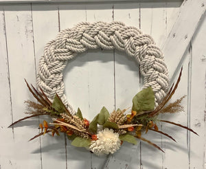 Braided Rope Wreath