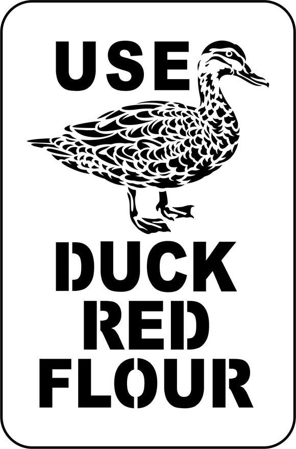 Duck Red Flour - JRV Stencil