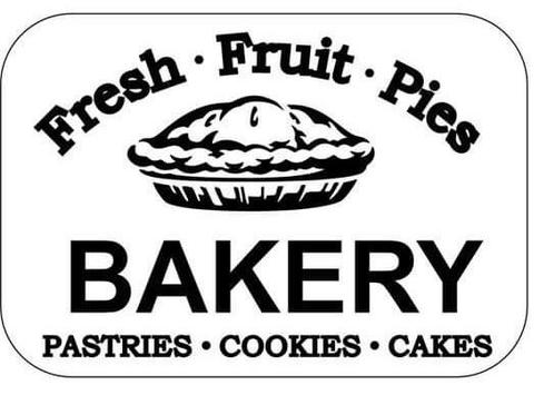 Bakery - Fresh Fruit Pies - JRV Stencil