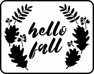 Hello Fall - JRV Stencil