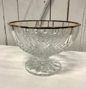Longchamp Gold - footed Bowl