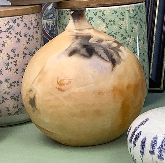 Pottery bud vase