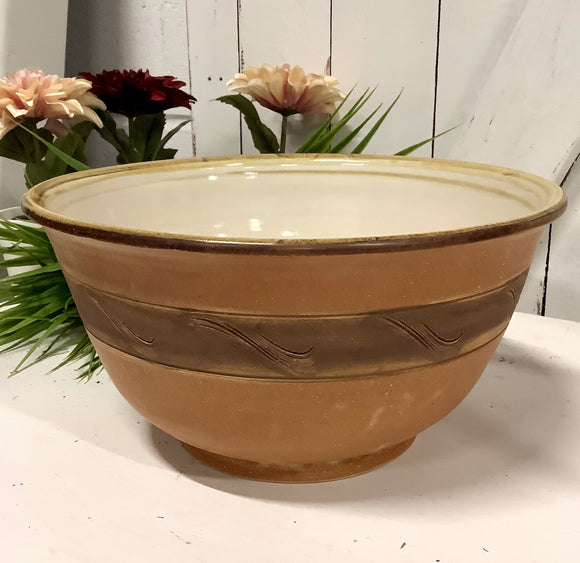 Caramel Pottery Bowl