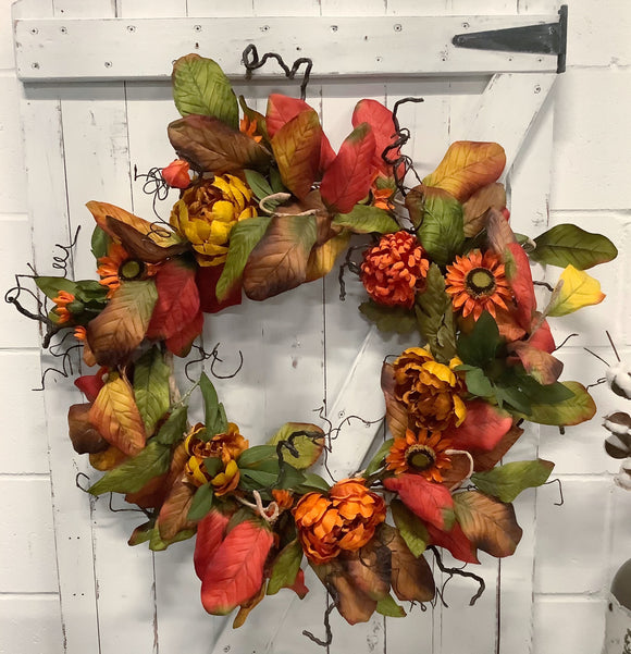 Wreath, Fall Vine
