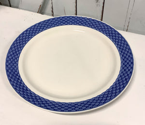 Wicker Blue Plate