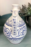 Blue and white ceramic jug