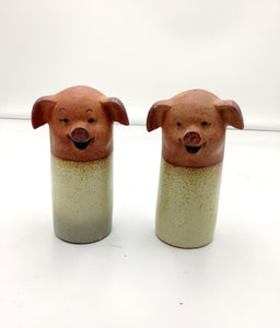 Pottery Pig Shakers