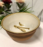 Caramel Pottery Bowl