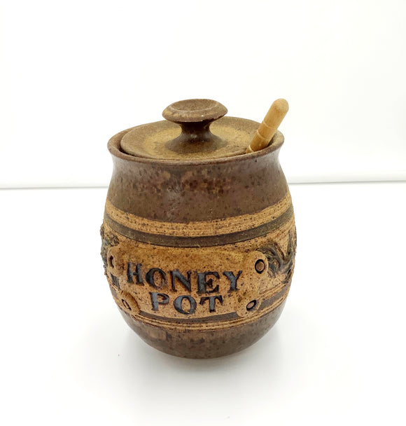 Rustic Honey Pot