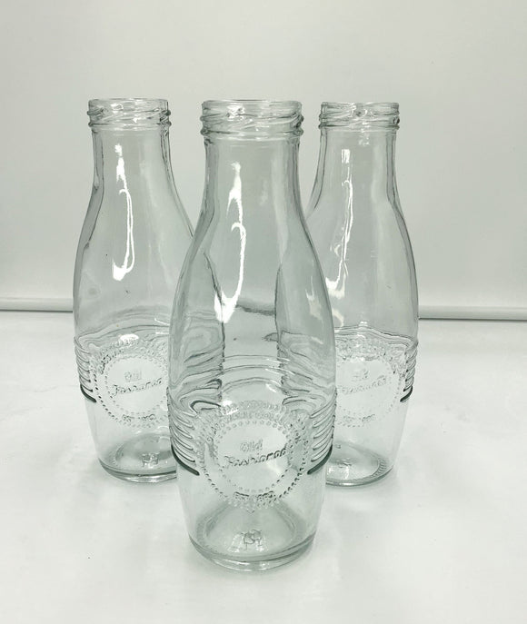 Decorative glass bottles