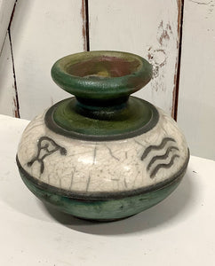 Iridescent Pottery Vase