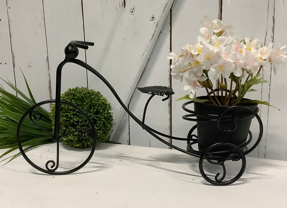 Wire Bicycle Planters