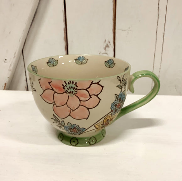 Raised Floral Mug