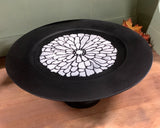 Black Pedestal Plate