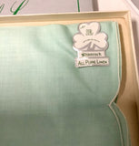 Green Irish Linen set