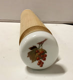 Wood & Porcelain Rolling Pin