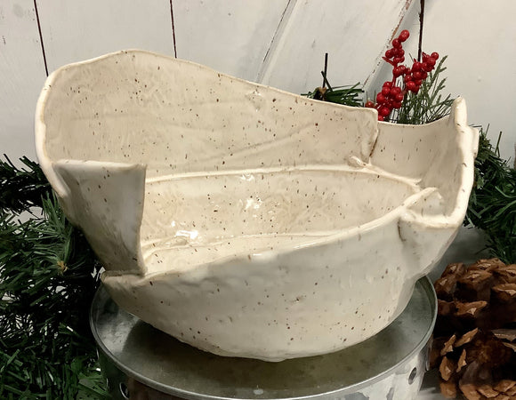 Slab Pottery Bowl