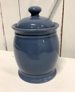 Blue Ceramic Canister