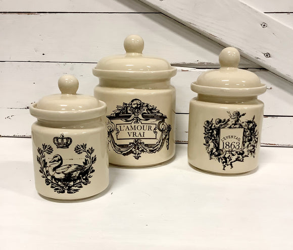 Tan Canister Set