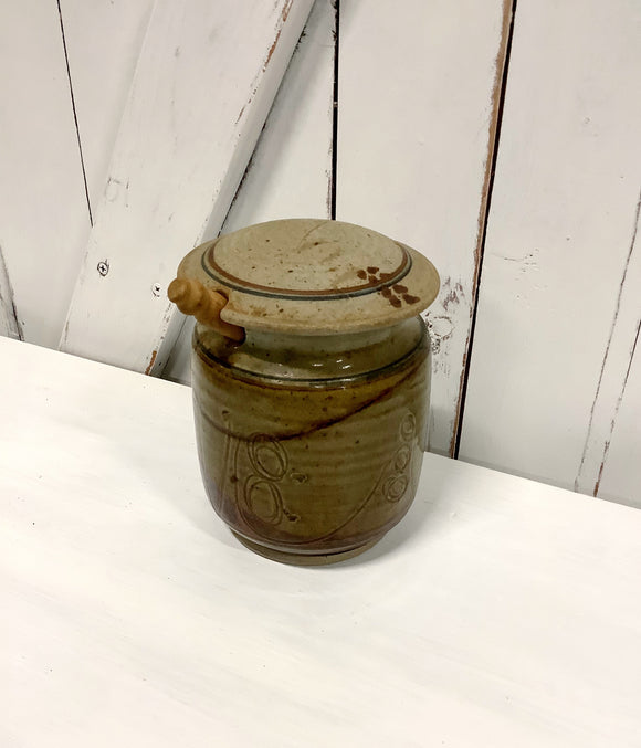 Pottery Honey Jar
