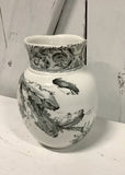 Black/white Floral Vase