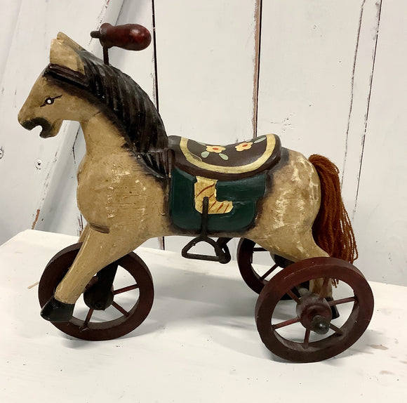 Tricycle Horse Decor