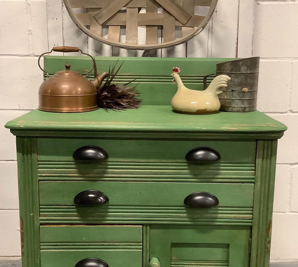 Antique Wheeled Cabinet