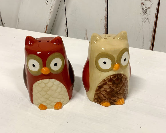 Owl Salt Pepper Shakers