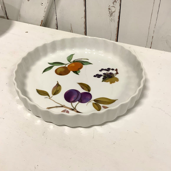 English Porcelain Quiche dish