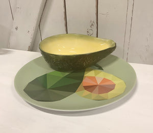 Avocado bowl/plate