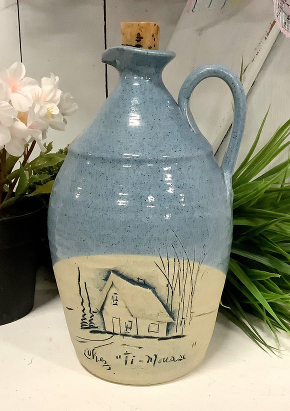 Pottery Maple Syrup Jug