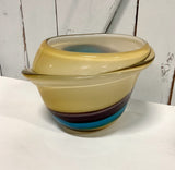 Glass Swirl Bowl