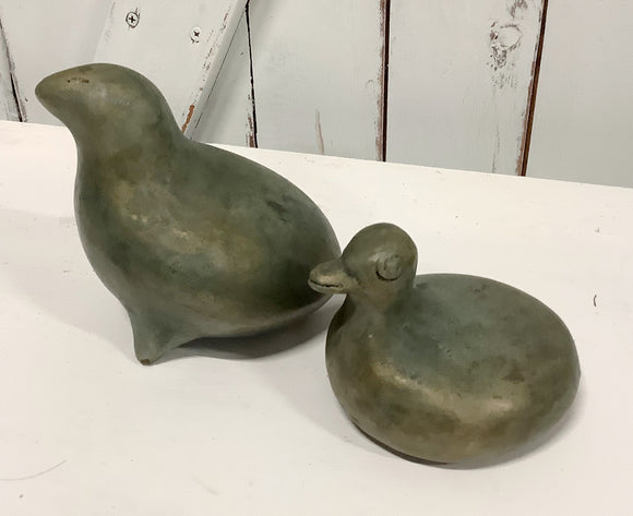 Mexican Pottery Birds - Pair